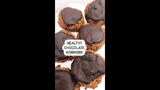 Healthy Dark Chocolate Hobnob Biscuits 🍪 [upl. by Nerek828]