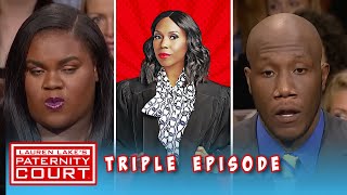 An Argument Calls Paternity Into Question Triple Episode  Paternity Court [upl. by Wasson]