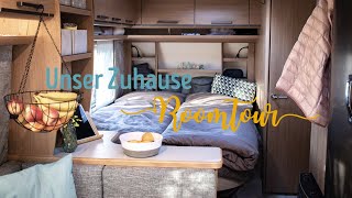 Unser Zuhause  Fendt Saphir 650 SKM Wohnwagen Roomtour [upl. by Adnauqal]