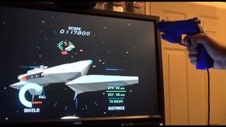 Starblade with Aimtrak LightGun on MAME [upl. by Emawk]