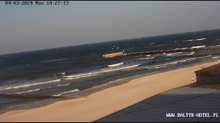 Magiczne chwile na plaży w Niechorzu Oglądaj na żywo  niechorzekamerapl  Live camera [upl. by Aggappora]