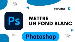 Comment mettre un fond blanc dans photoshop [upl. by Rawlinson]