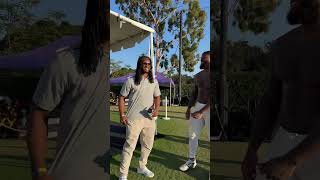 Todd Gurley at Rams Camp 🤝🤝🤝 rams shorts nfl [upl. by Kile]