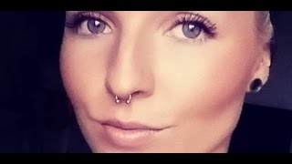 How to pierce your septum at home the RIGHT way Diy Septum [upl. by Notsirt342]