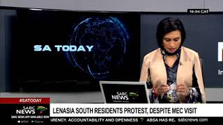 Lenasia South residents embark on a protest Hasina Gori [upl. by Chiaki]