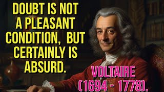 Voltaire 16941778  doubt is not a pleasant condition but certainly is absurd [upl. by Imis]