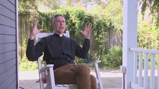 FULL INTERVIEW Priest stabbed in St Augustine speaks out for the first time [upl. by Aurelea]