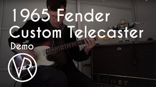 1965 Fender Custom Telecaster  1964 Selmer Zodiac Twin 50  Demo  VintageandRarecom [upl. by Darell]