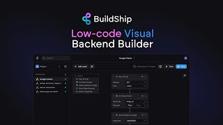 Announcing BuildShip  Lowcode Visual Backend Builder powered by AI [upl. by Ranson]