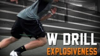 Kbands W Drill  Football Defensive Speed  Corner Back drills [upl. by Watters236]