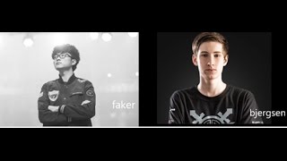 페이커제드 비역슨제드 비교영상 compare faker zed to bjergsen zed [upl. by Lilybelle602]