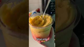 4 ingredient sorbet Using the Ninja Creami ninjacreamirecipes sorbet icecreamrecipe [upl. by Aryamo]