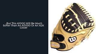 Review Wilson A1000 CM33 33quot Baseball Catchers Mitt WBW10014233 [upl. by Novaelc]