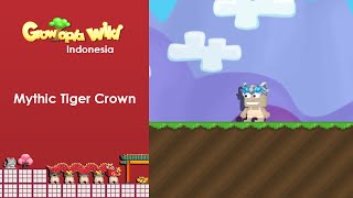 Growtopia Wiki Indonesia  Mythic Tiger Crown [upl. by Arorua]