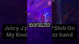 Juicy J performs “Slob On My Knob” with jazz band [upl. by Trebo]