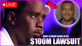 Diddy is BEYOND BROKE after 100M Lawsuit to a Man [upl. by Assinna]