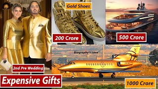 Anant Ambani amp Radhika Merchant 10 Most Expensive 2ng Pre Wedding Wedding Gifts From Bollywood Stars [upl. by Bui]