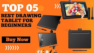 Top 5 Best Drawing Tablet for Beginners in 2024  Digital Drawing Tablet [upl. by Refenej]