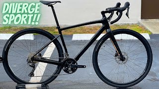 THE BEST VALUE GRAVEL BIKE 2021 DIVERGE SPORT FORREST GREEN FUTURE SHOCK 15 [upl. by Ursuline88]