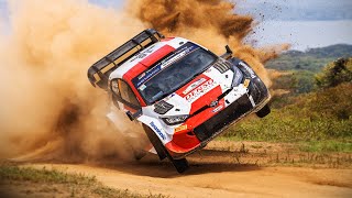 The Best of WRC Rally 2023  Crashes Action and Raw Sound [upl. by Denys]