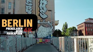 Berlin  Prenzlauer Berg  Mauerpark  Germany I 4K I Relaxing Walking Tour I No Music [upl. by Pawsner162]