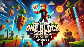 Minecraft ONE BLOCK Madness Begins  Episode 1🔥🔥🔥 [upl. by Leilani534]