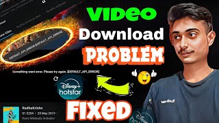 How to fix hotstar offline video download  how to download hotstar videos in gallery  2024 [upl. by Segal]