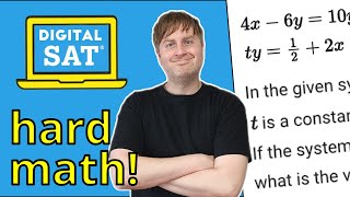 2024 Digital SAT Prep Tutor Solves the 10 Hardest Math Questions on the DSAT [upl. by Nylidnarb]