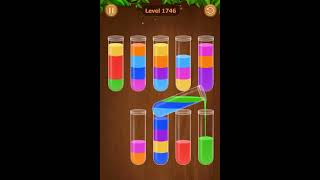 Water Sort  Color Sort Game Level 1741  1750 Walkthrough  PuzzleChallenge ✔️ [upl. by Nyral950]