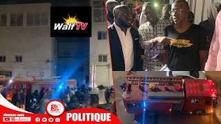 🔴En direct incendie à Walfadjiri Alioune Sall ministre de la communication sur place [upl. by Artinad928]