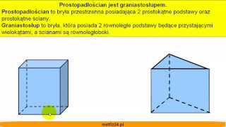 Pojęcie prostopadłościanu i graniastosłupa  Matfiz24pl [upl. by Aia]