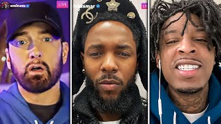 Rappers React To Drake  Taylor Made Freestyle Kendrick Lamar Diss [upl. by Mckeon]