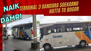 Naik DAMRI Terminal 3 Soekarno Hatta to Botani Square Bogor [upl. by Airdnassac4]