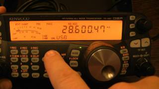 KENWOOD TS480 HX  SAT Prezentacja Test Opinia [upl. by Eelynnhoj]