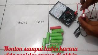 Cara cek battery bekas yang masih bagus dan sudah jelek [upl. by Bret]