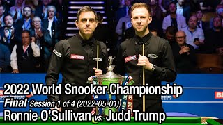 2022 World Snooker Championship Final Ronnie OSullivan vs Judd Trump Full Match 14 [upl. by Anaujait]