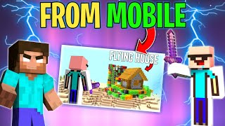 How to Make Minecraft Thumbnail like PSD1 with Mobile No replay Mod Easy Tricks [upl. by Spain]