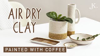 DIY  easy Air Dry Clay projects for Home Decor [upl. by Green387]