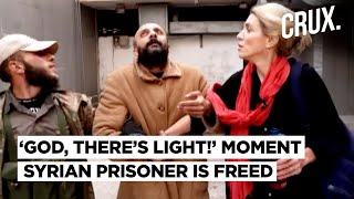 Camera Captures Dramatic Moment A Prisoner ‘Unaware’ Of Assad’s Ouster Is Freed From Syria Jail [upl. by Nnairrehs267]