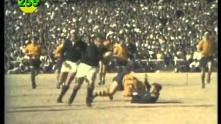 Springbok Try Nr 255  Mannetjies Roux 1969  Australia 1st Test Ellis Park [upl. by Elohcin]