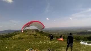 today bad take off and crash paragliding accident [upl. by Llenrod563]