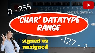 char datatype range importance [upl. by Yecam]