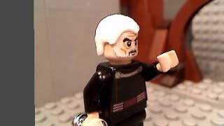 Lego Star Wars Yoda vs Count Dooku [upl. by Heid]