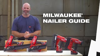 MILWAUKEE® Nailers – Everything you need to know [upl. by Liebermann969]