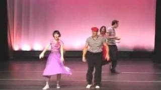 50s dance routine featuring The Lindy Hop AllStars [upl. by Nnyw]