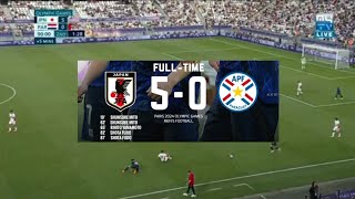 Highlight Japan vs Paraguay 50 Paris 2024 Olympic games mens football [upl. by Eahsal]