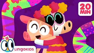 Spooky FUN with HALLOWEEN SONGS 🎃 Sing Along with Lingokids [upl. by Cris]