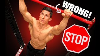 NEVER DO PULLUPS LIKE THIS  10 Most Common Mistakes [upl. by Hedaza]