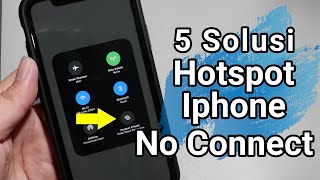 5 Solusi JIka Hotspot Iphone Tidak Connect [upl. by Kotz855]