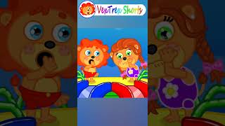 Lion Shorts  Long Legs vs Short Legs Problems  Cartoon for Kids [upl. by Xela]